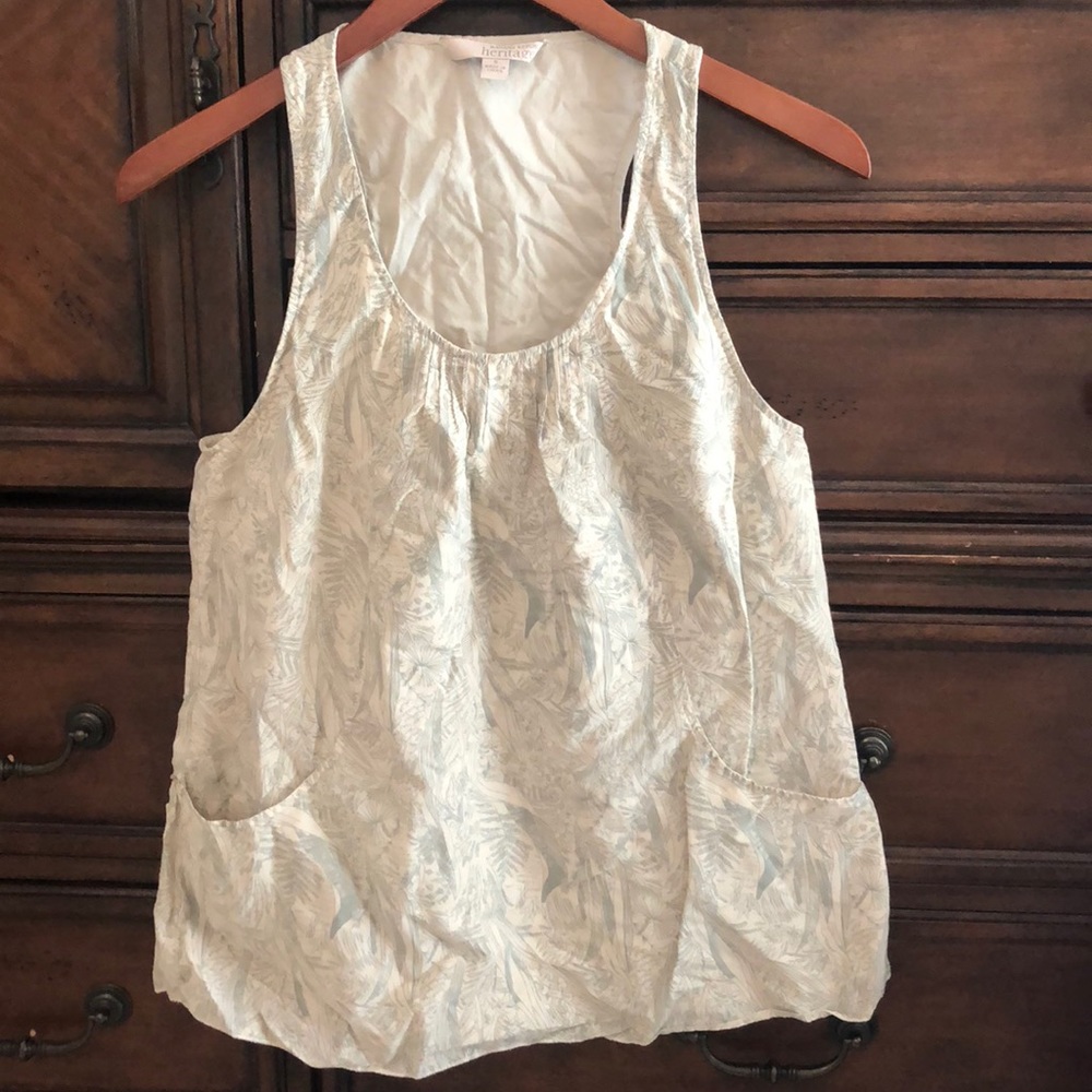 ~*CUTE Banana Republic Heritage top Lined Sz S*~